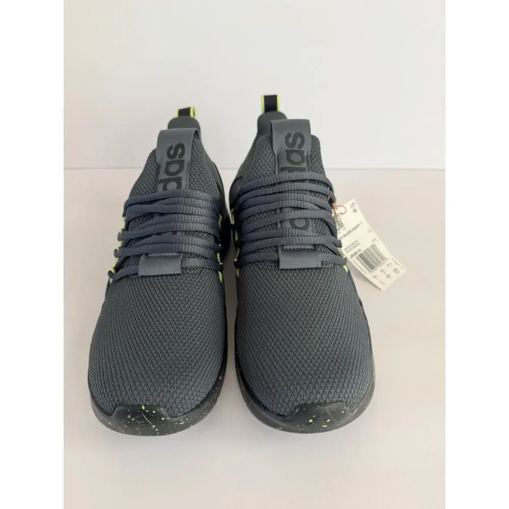 adidas Lite Racer Adapt 7.0 Kids Sneakers Gray/Black/Green US 5/ 6.5W
